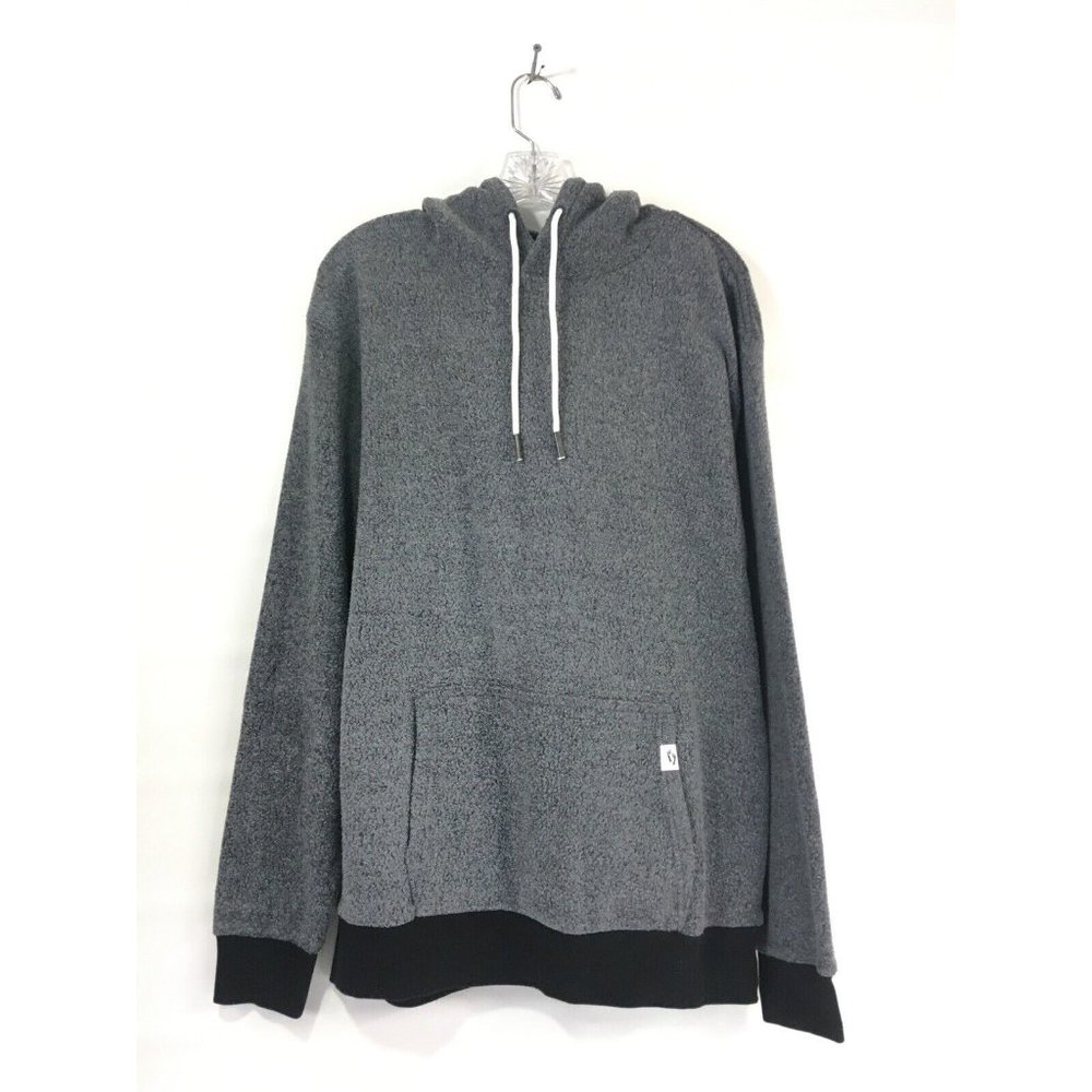 Feat Blanket Blend Womens Hoodie Medium Hazy Black